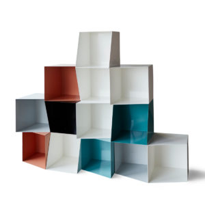 stackable design bookcase colours